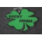 Lucky Irish Shamrock Patch | Embroidered Patches Lucky Irish Shamrock Patch diagonal view